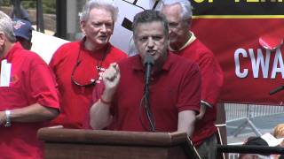 Verizon Rally: IBEW System Council T-6 Chair Myles Calvey