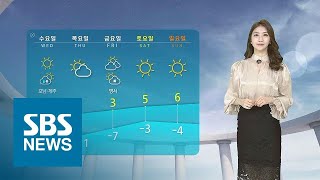 출근길 입춘 한파 '서울 -6도'…전국 곳곳 눈·비 / SBS