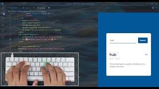 ASMR Programming - Dictionary App With JavaScript - No Talking