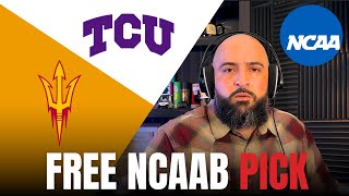 Free NCAAB Pick | TCU vs Arizona State | Sports Betting Tips
