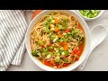 Vegetable Chow Mein Noodle Soup Recipe