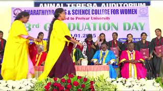 Bharathiyar Arts \u0026 Science College For Women 23rd Graduation Day   Live Stream