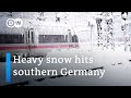 Snow causes serious disruptions on major roads in Germany and neighboring countries | DW News