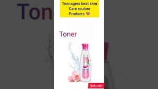 teenagers best skin care routine products | best face wash, scrub, toner, moisturizer, suncream