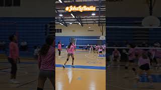 Outside Hitter Delivers! Unstoppable Ace Serve Stuns the Opponent! #ace #volleyball #fyp #practice