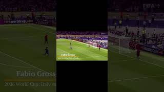 Fabio Grosso 2006 Italy winning Goal | Penalty | World Cup
