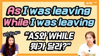 as와 while 둘 다 해석은 \