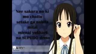 K-On!! Tenshi ni Fureta yo! - Lyrics