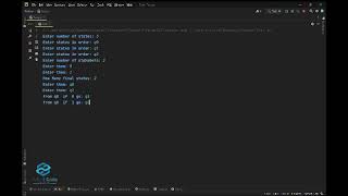 finite machine to python | DFA machine simulator in python | DFA to Python | English