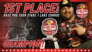 How Justin Cooper Won On Lake Conroe! | Bass Pro Tour