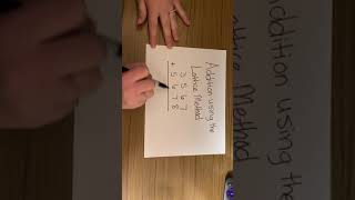 Addition Using the Lattice Method