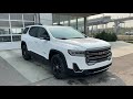 White 2023 GMC Acadia AT4 Review Calgary Alberta - Wolfe Calgary