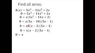 4.1 day 2 entire lesson finding all zeros