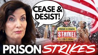 MASSIVE PRISON STRIKE. New York. INMATE RIOTS!! National Guard. STANDOFF!! Press Conference. LIVE.