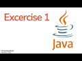 Java Tutorial For Beginners - Exercise 1