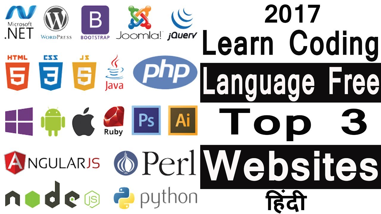 Top Best Websites To Learn Coding Online - TOP 3 Free - Beginners - YouTube