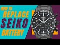 Seiko Watch | Watch Battery | Battery Replacement | DIY