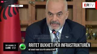 Rritet buxheti për infrastrukturën/ Më shumë fonde sesa për shëndetësinë