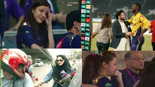 Lahore girls welcome cricket fans in PSL 3 in Lahore |Quetta team owner daughter crying during match