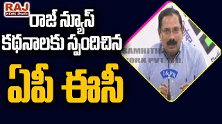 రాజ్ న్యూస్ కథనాలకు స్పందించిన ఏపీ ఈసీ | AP EC Vijayanand Responds on Fake Voters | RAJ NEWS TELUGU