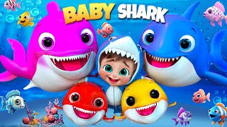 Baby Shark's Counting  Underwater Party 🎉1️⃣🦈 Wheels on The Bus Song , #babyshar