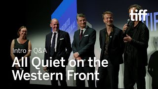 ALL QUIET ON THE WESTERN FRONT Q&A with Edward Berger and Albrecht Schuch | TIFF 2022