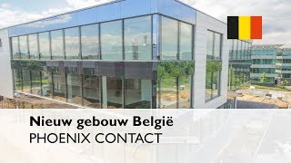 Timelapse – New office Building Phoenix Contact Belgium