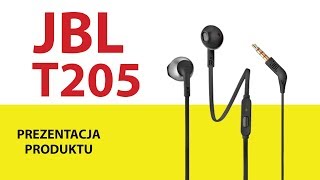 Słuchawki douszne JBL T205 Czarny