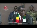 President Mnangagwa at RBZ inspecting Gold reserves