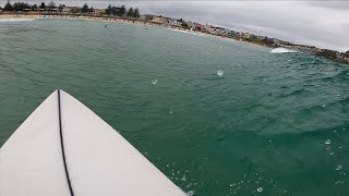 SURFING BONDI BEACH  20+ PERSON LINEUP (BIG IMPROVEMENTS)