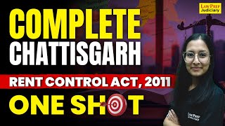 Chhattisgarh Judiciary Exam 2024 : Complete Rent Control Act, 2011 | Chhattisgarh PCSJ