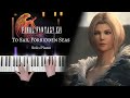 Final Fantasy XVI - To Sail Forbidden Seas - Solo Piano [+ Sheet Music]