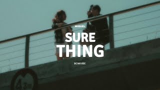 Miguel - Sure Thing (Sped Up) Lyrics
