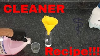 Trashed Corvette Clear Coat! Let's Correct It! Part 4!  My Interior Cleaner/Pad Cleaner RECIPE!!!