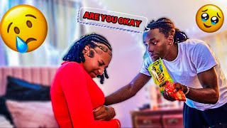 Having Bad Period Cramps To See How My boyfriend Reacts!
