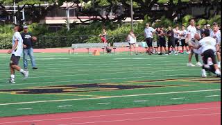 Touchdown - Alex Heim Pac 5 Varsity Football 2018 v McKinley Pass League 6.26.18