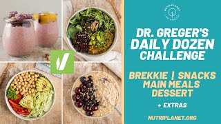 Dr. Greger's Daily Dozen Challenge | What I Eat in a Day
