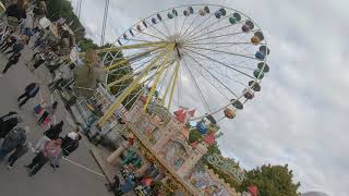 Kirmes Fahrgeschäft Thalkofers Kettenkarussell Volksfest Ingolstadt 2019 Onride