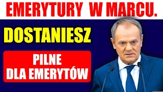 ⚡️PILNE DLA Emerytów! Emerytury z „czternastką” w marcu. Tyle dostaniesz „na rękę”