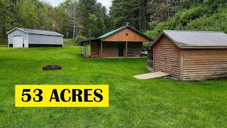 Deal of the Day 99 | 53 Acres with a Cabin, Workshop, Creeks, Trails, and Wildlife. $195,000