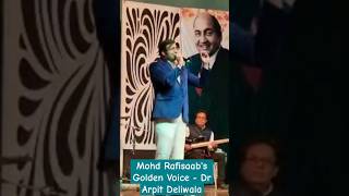 Golden Era songs | Legend Rafisaab | Golden Voice of Rafisaab - Dr Arpit Deliwala #shorts