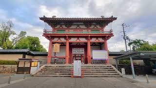 四天王寺伽藍を眺める山門　大阪市天王寺区【大阪100物語】