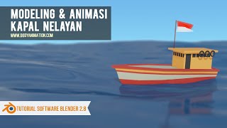 Tutorial modeling dan animasi kapal nelayan dgn blender 2.8