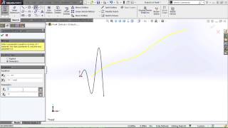 SOLIDWORKS - Equation Driven Curve Tool