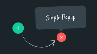 Simple Animated Popup Box with Html CSS & Javascript