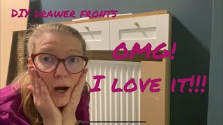 DIY shaker style drawer fronts || Custom built radiator cover || Entrance room makeover