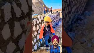 A stone wall is built like this l ਪੱਥਰ ਦੀ ਕੰਧ ਇਸ ਤਰ੍ਹਾਂ ਬਣਾਈ ਜਾਂਦੀ ਹੈ