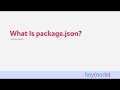 What Is package.json?