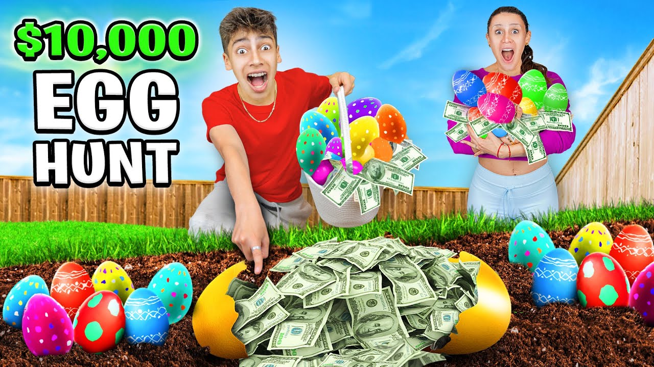 Extreme 10 000 Easter Egg Hunt Youtube