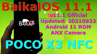 BaikalOS 11.1 OFFICIAL for Poco X3 NFC (Surya) Android 11 - Updated: 20210922